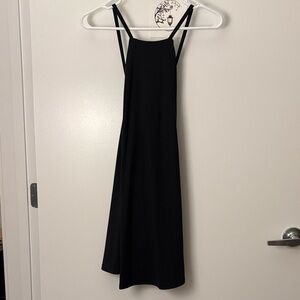 Madewell Black Backless Dress